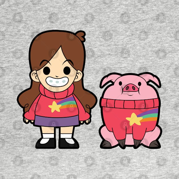 Mabel and Waddles by mighty corps studio